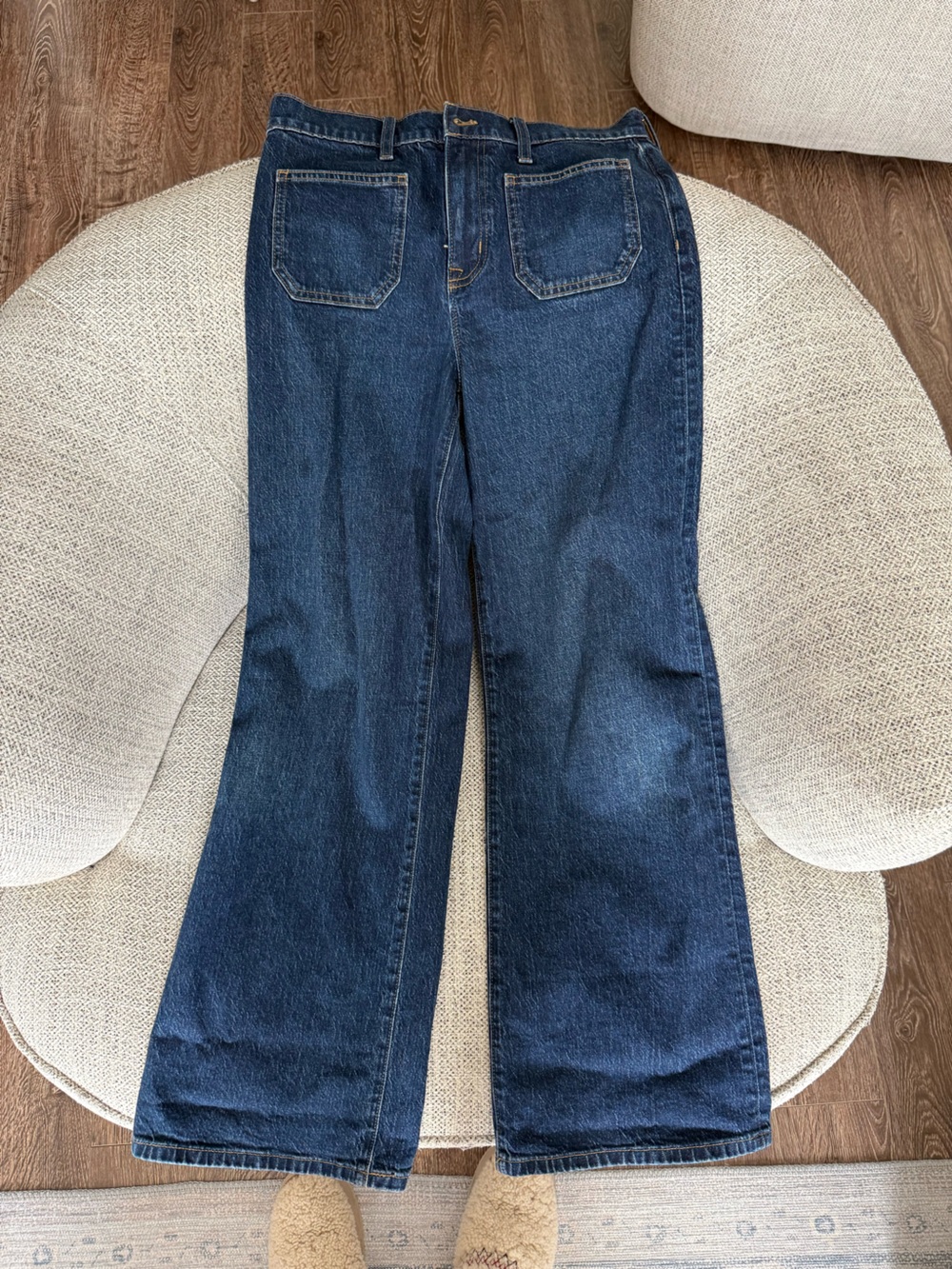 J. Crew slim wide leg patch pocket Jean size 25
